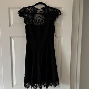 BB Dakota Black Lace Mini Dress
